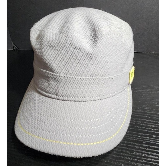 Callaway womens Golf strapback Hat Cap patrol Gray Yellow stitch Floral inside - Picture 1 of 6